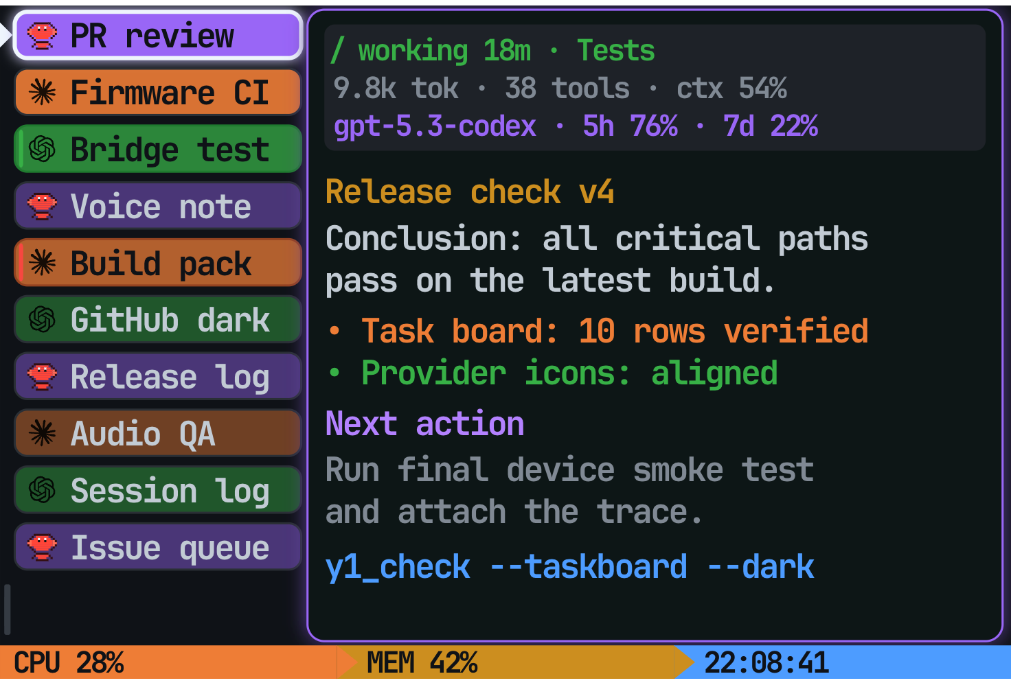 PR preview and release-check workspace